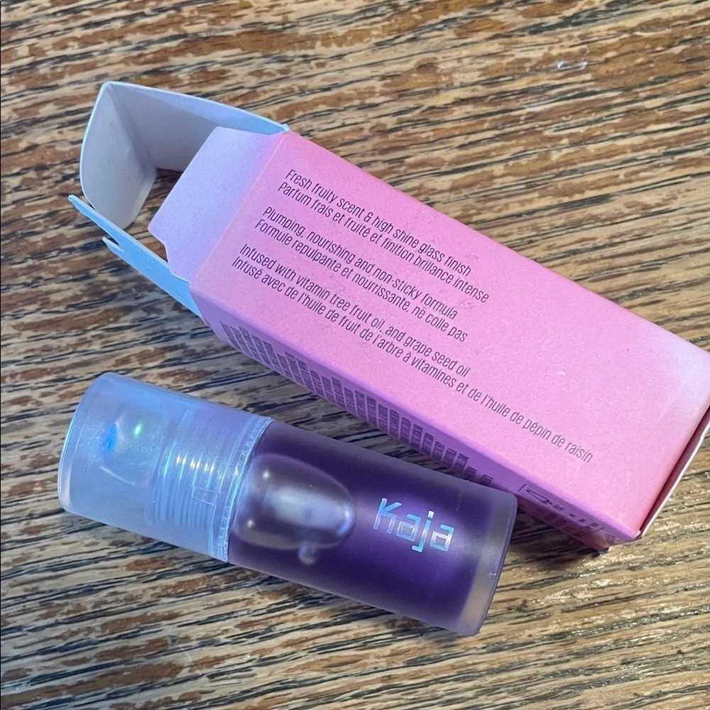 Kaja Juicy Glass Lip Oil - Vibrant Purple